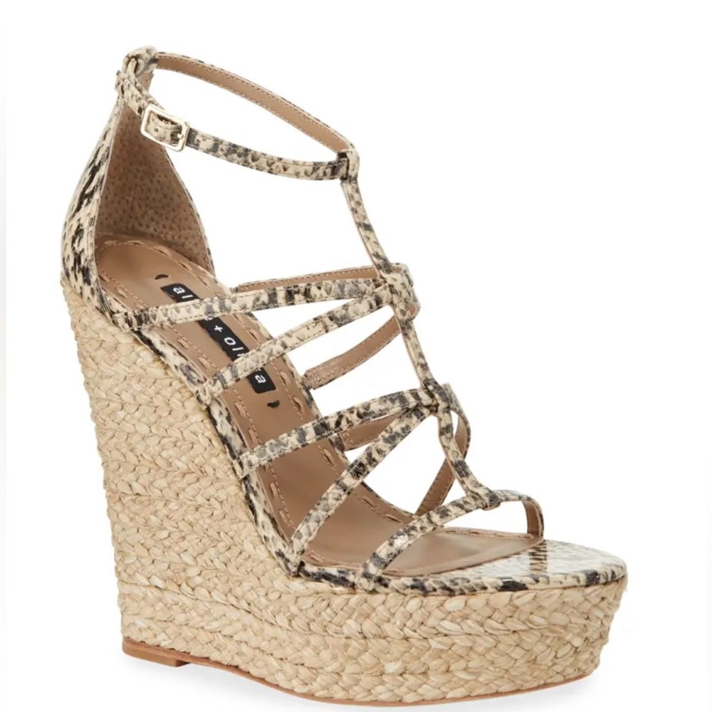 Alice + Olivia Talise Wedge Sandal